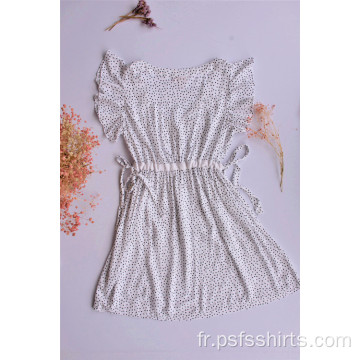 Robe vintage à pois